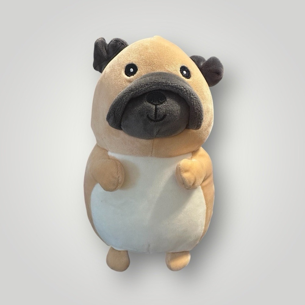 Squishmallows 10" Pug Hug Mees Missing Heart